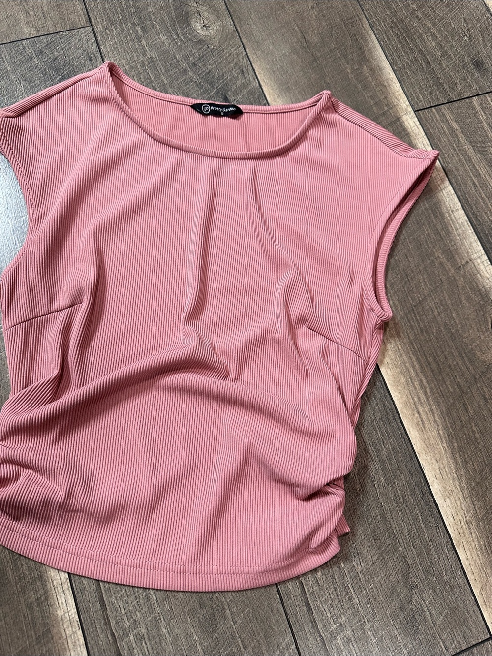 Pretty Garden Ribbed Top - Picture 2 of 8